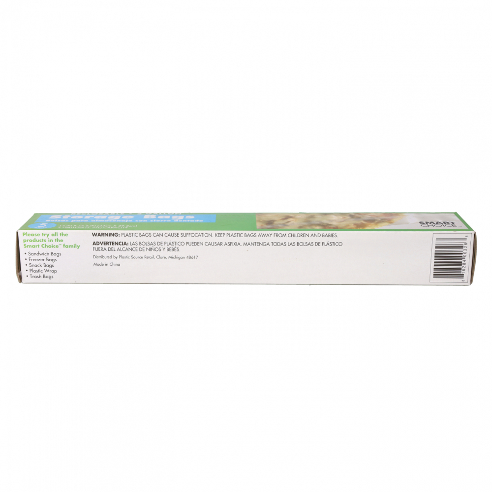 Bolsa plástica con cierre dentado Smart Choice (5 U) - Miniatura 4