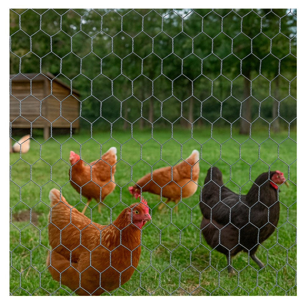 Malla hexagonal galvanizada 1" de apertura 1 m x 50 m Vonder - Miniatura 4