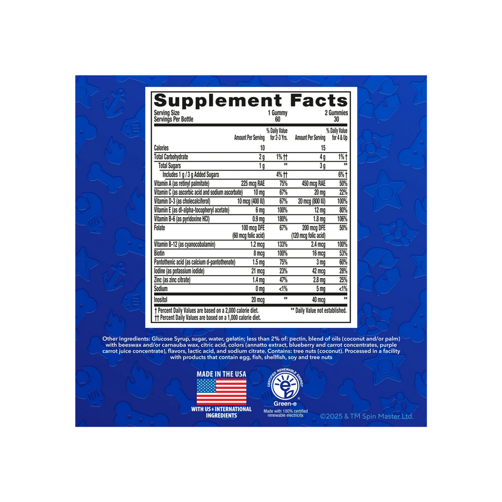 Gomitas multivitaminicas para niños L'il Critters (60 gomitas) - Miniatura 3