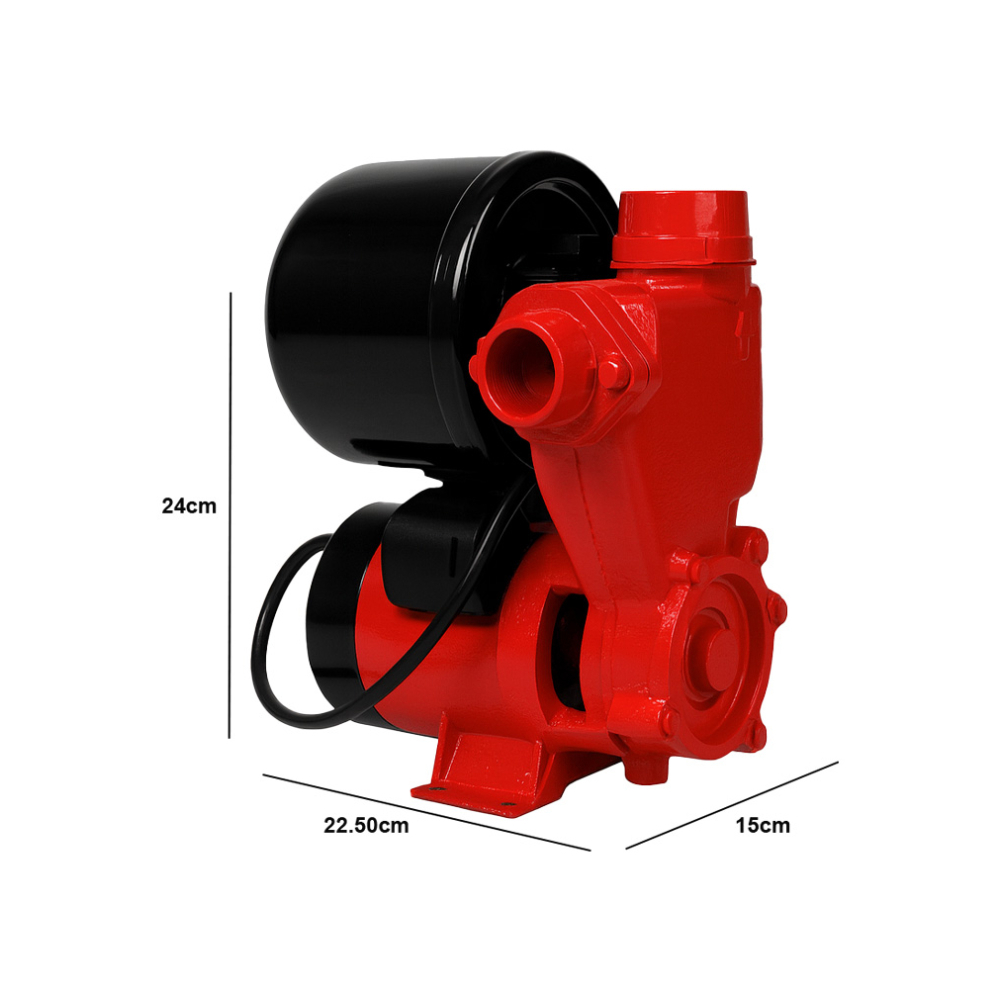 Bomba de agua de autoaspiración de 0.3 HP / 1" x 1" Dallkey DW-AutPS126 - Miniatura 3