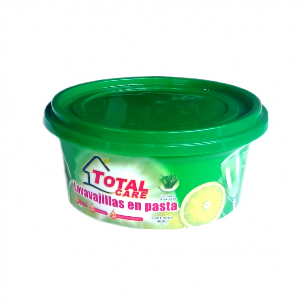 Lavavajillas en pasta antibacterial con limón y aloe vera (400 g / 14.1 oz) - Miniatura 4
