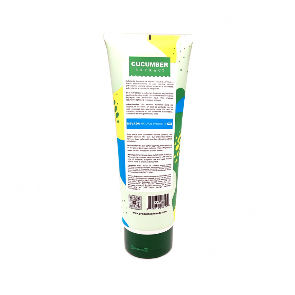 Exfoliante corporal con extractos de pepino Nevada (400 g / 14.1 oz fl) - Miniatura 2