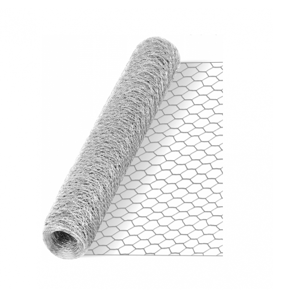 Malla hexagonal galvanizada 1" de apertura 1 m x 50 m Vonder - Miniatura 3