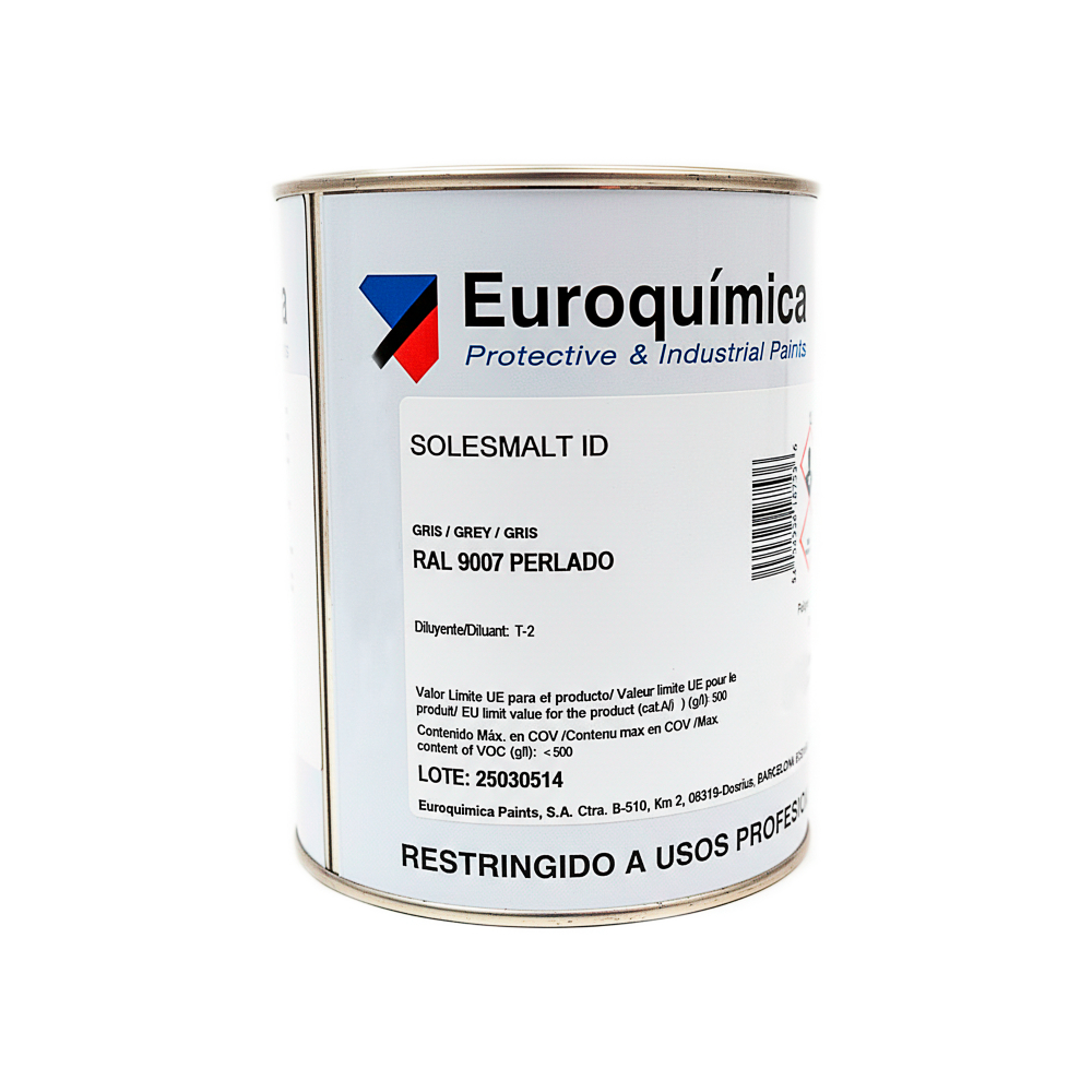 Esmalte industrial gris perlado Euroquímica (1 L) - Miniatura 3