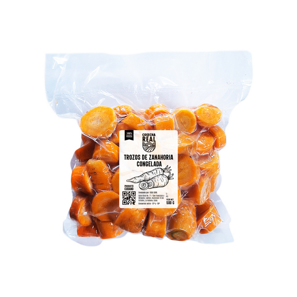 Trozos de zanahoria congelada Cosecha Real (500 g / 1.1 lb) - Miniatura 2