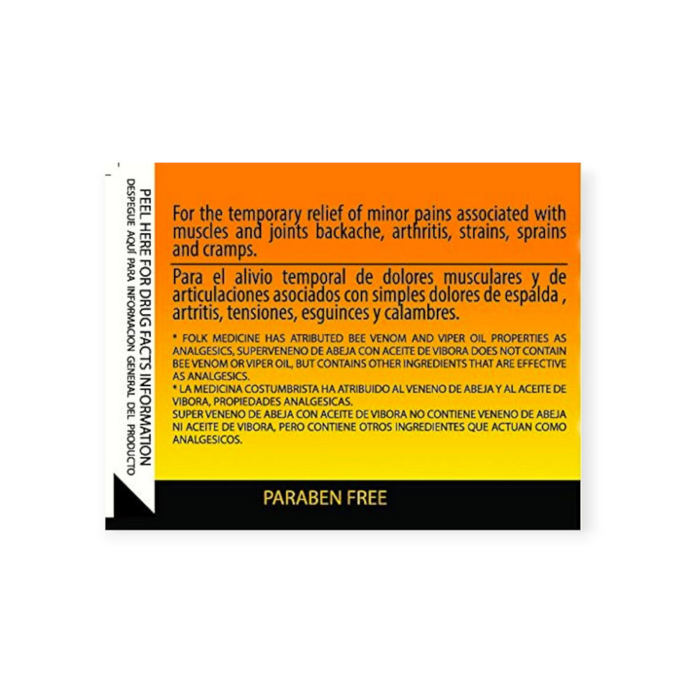 Veneno de abeja con aceite de víbora, pomada analgésica Elp Essential (150 g / 5 oz) - Miniatura 2