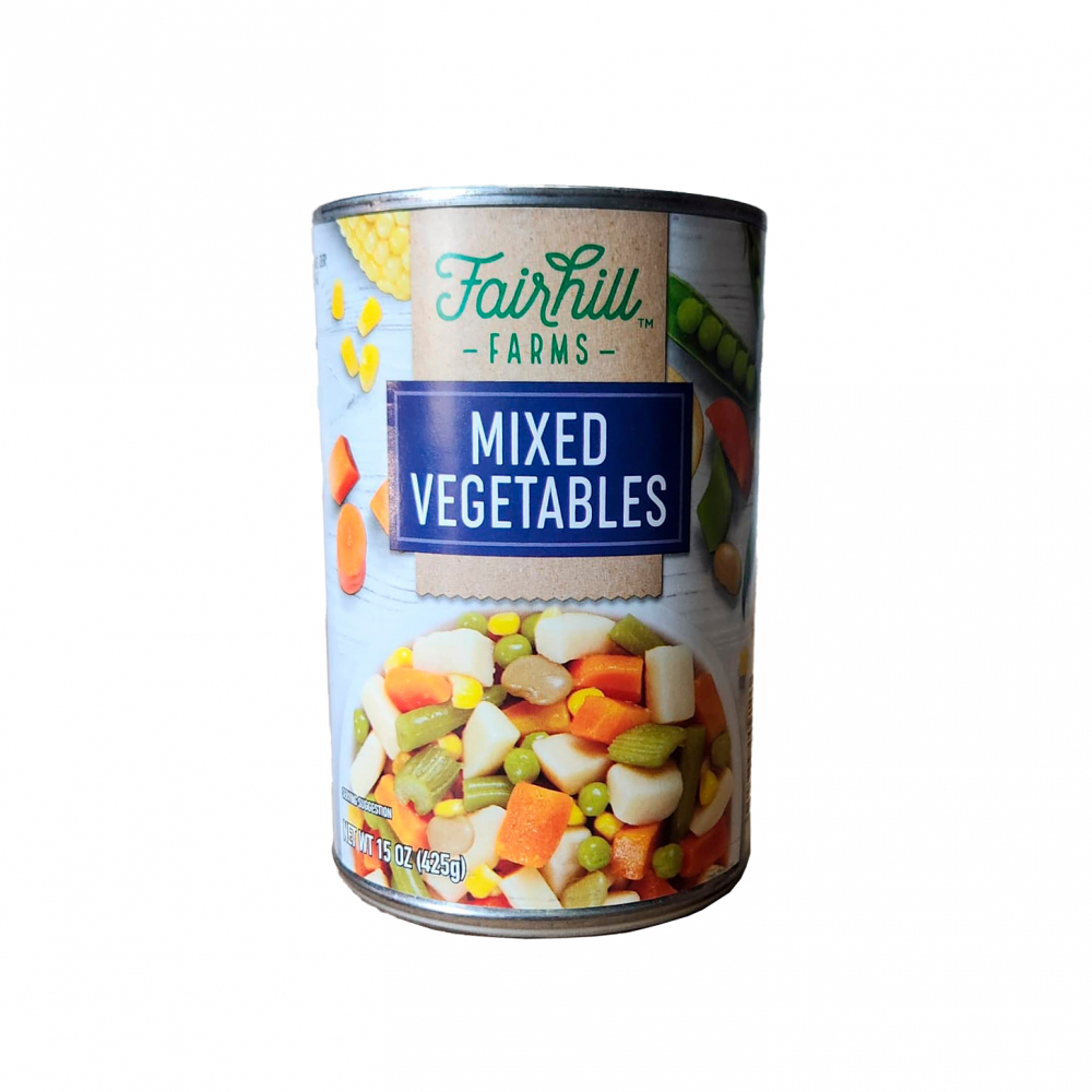 Vegetales mixtos Fairhill Farm (425 g / 15 oz) - Miniatura 3
