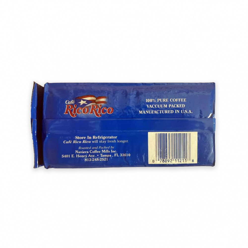 Café molido 100% puro Rico Rico (227.27 g / 8 oz) - Miniatura 2