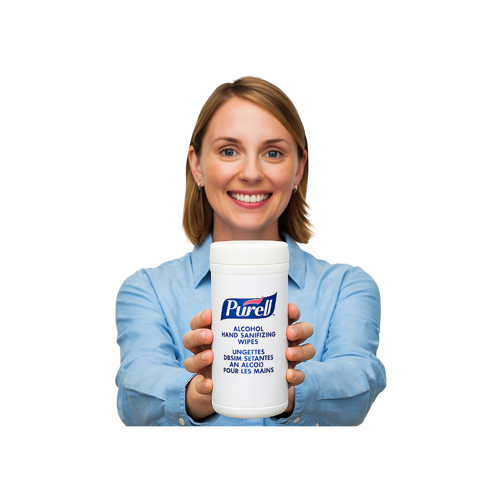 Toallitas desinfectantes de manos con alcohol Purell (80 U) - Miniatura 4