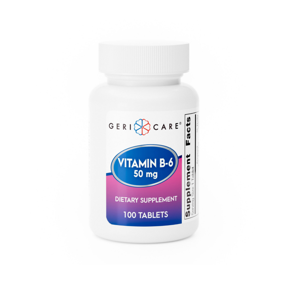 Vitamina B-6 50 mg Gericare (100 tabletas) - Miniatura 3