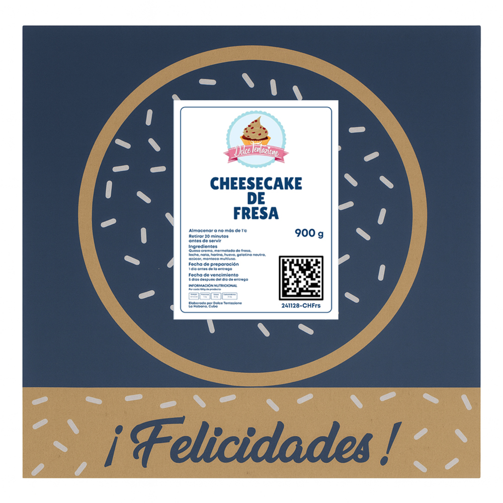 Cheesecake de fresa Dolce tentazione (8 personas) - Miniatura 4