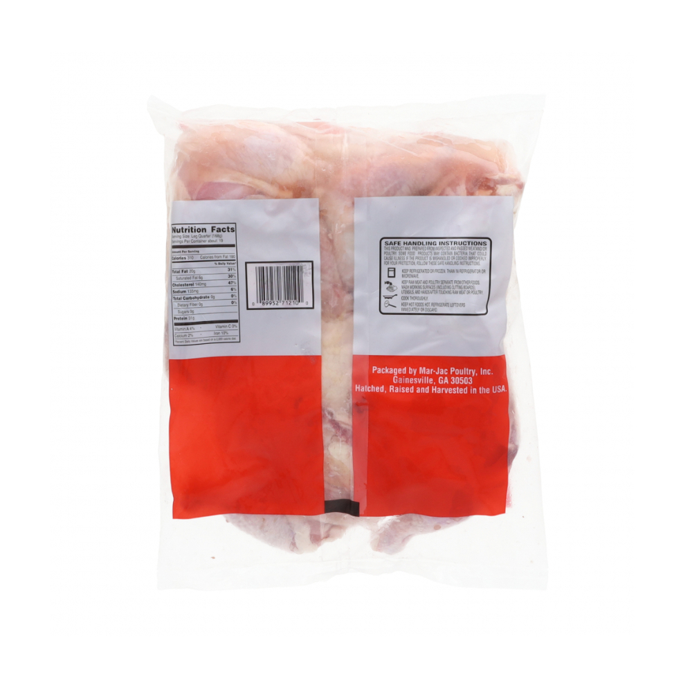 Cuartos traseros de pollo Mar Jac (2 x 4.54 kg / 10 lb) - Miniatura 2