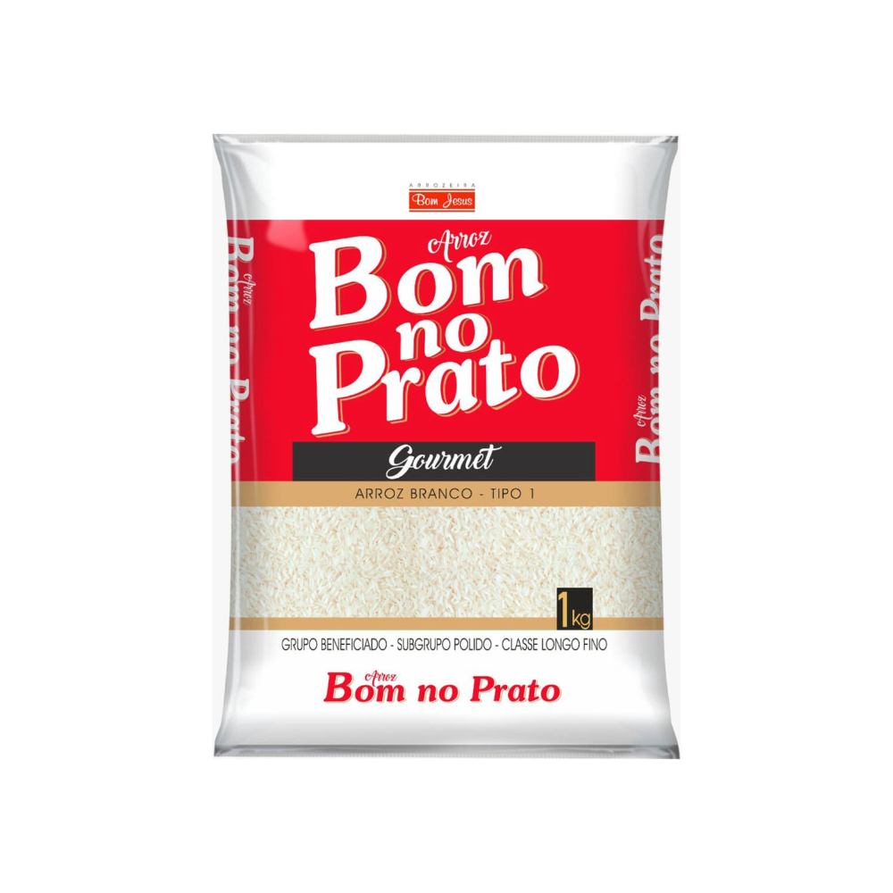 Bom no Prato fine long grain white rice (1 kg / 2.2 lb) | Online Agency ...