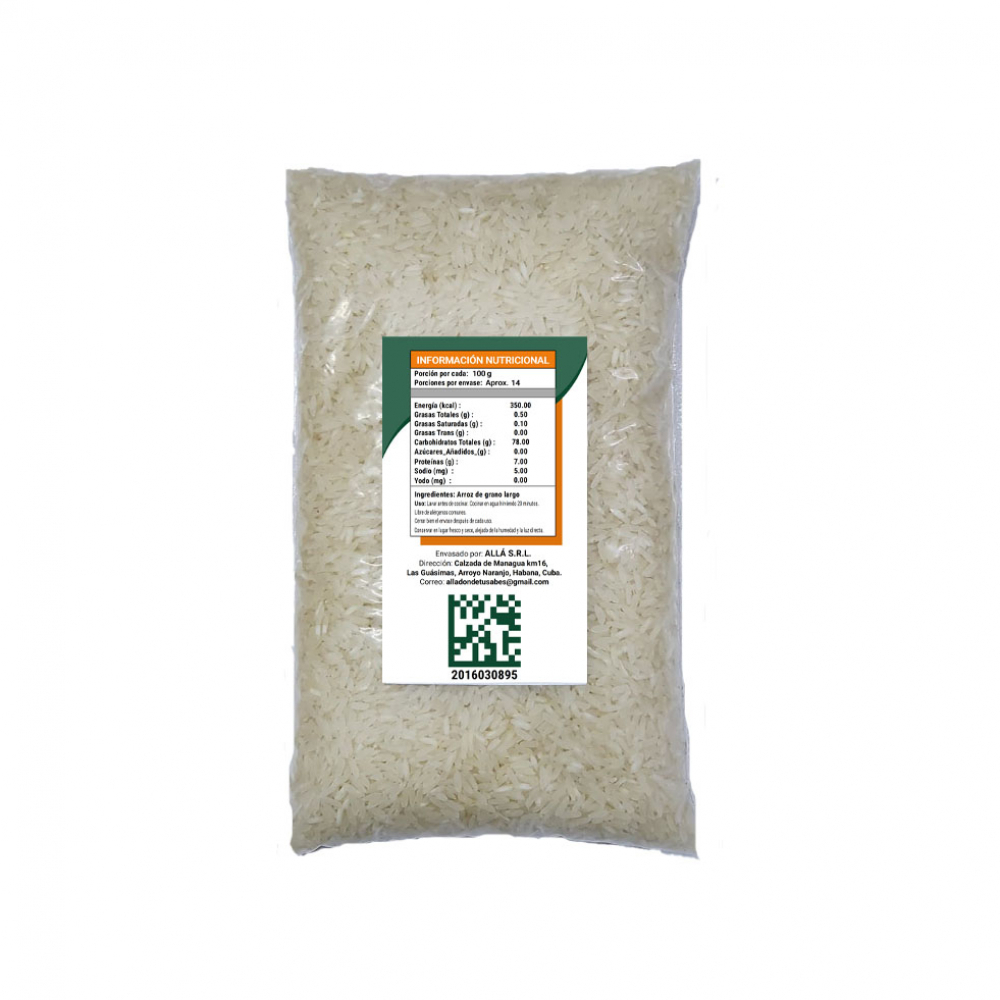Arroz de grano largo ALLÁ (1.36 kg / 3 lb) - Miniatura 3