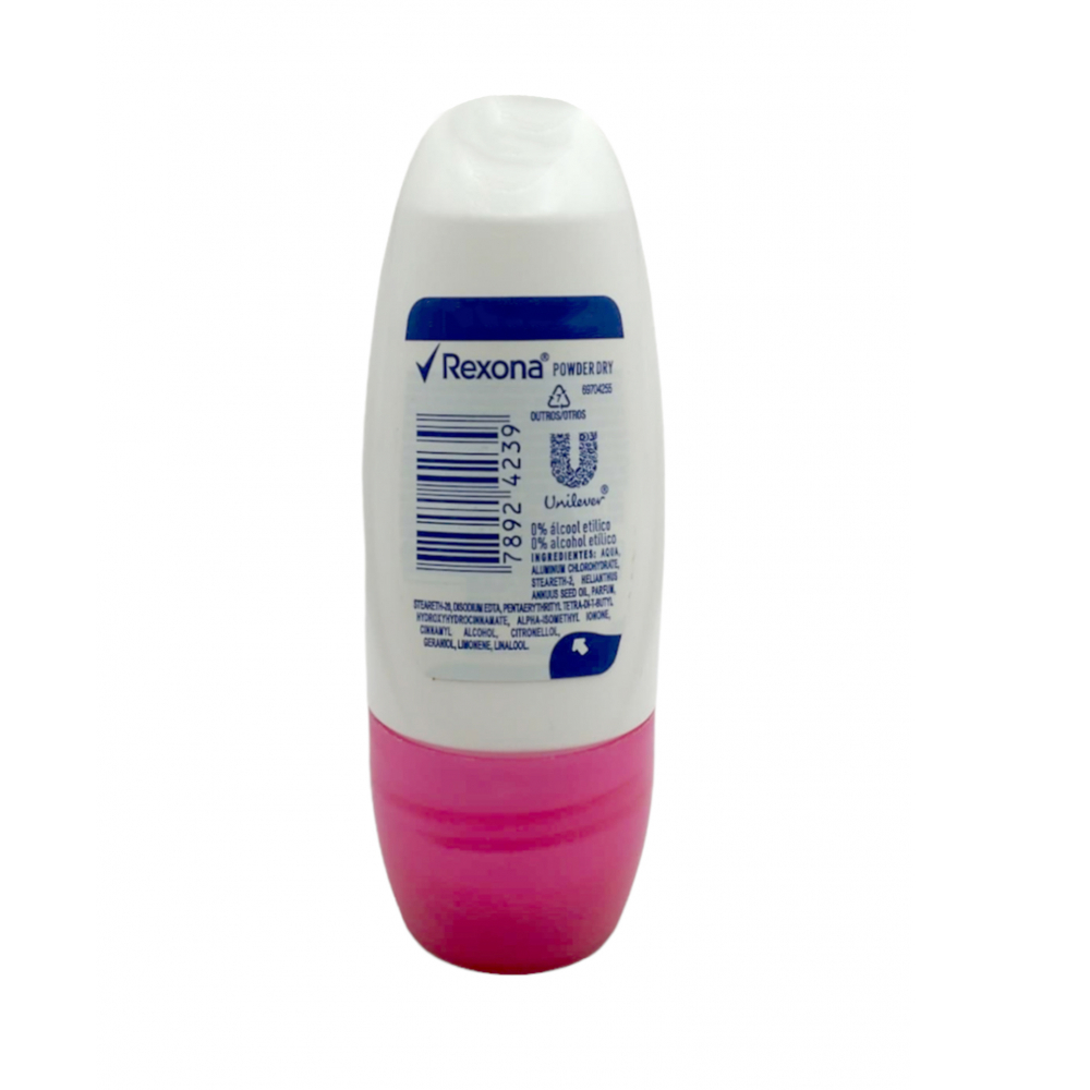 Desodorante antitranspirante Powder Dry Rexona (30 ml) - Miniatura 3