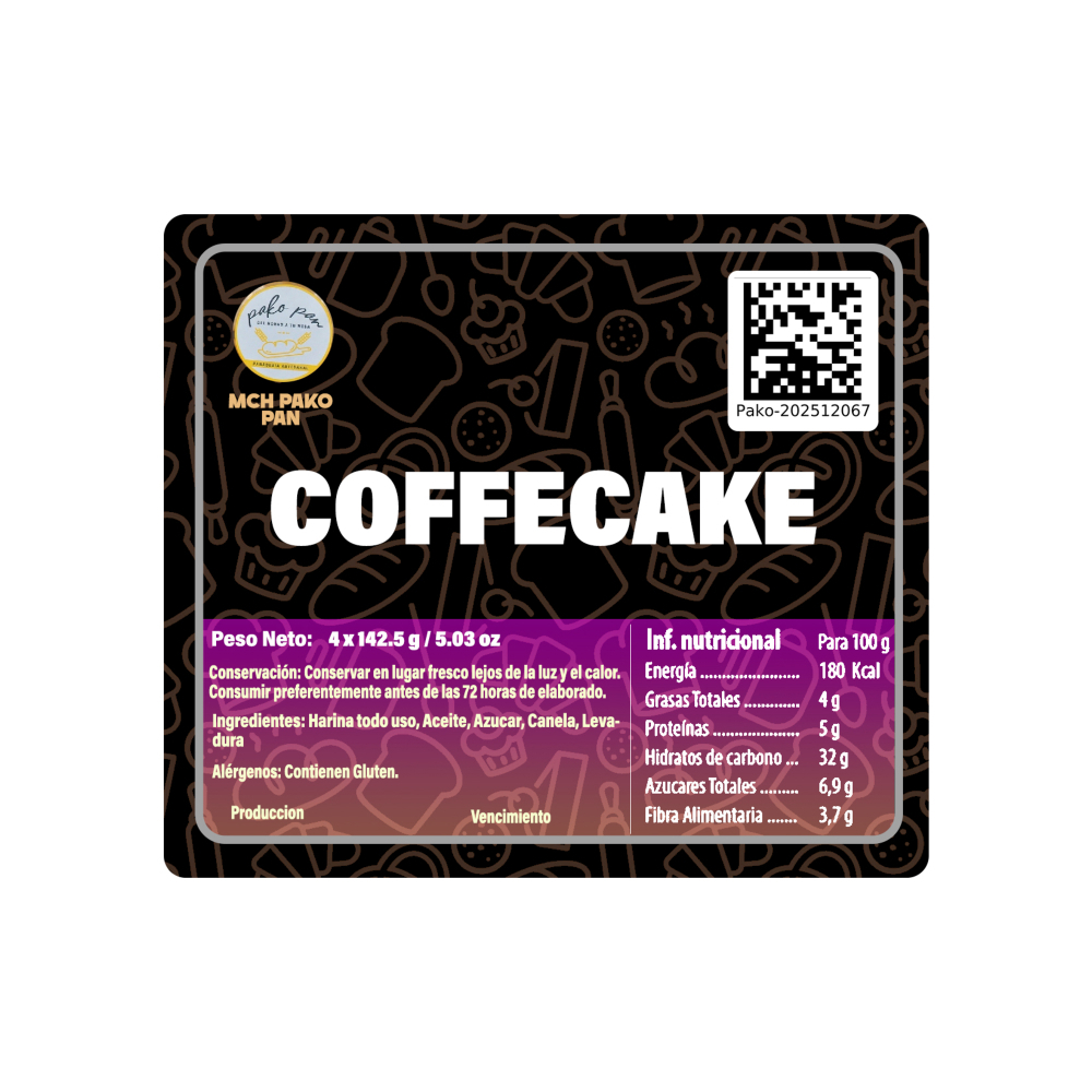 Coffecake MCH-PakoPan (4 x 142 g / 5.03 oz) - Miniatura 2