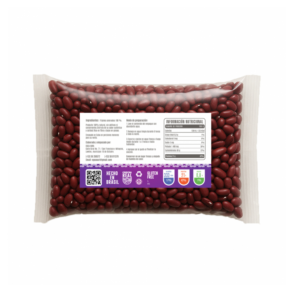Frijoles colorados Cosecha Real (2 x 1 kg / 2.2 lb) - Miniatura 3