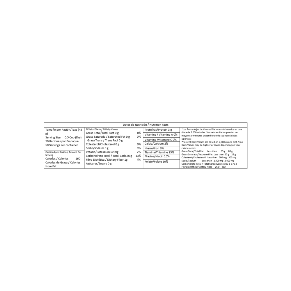 Arroz de grano largo Del Campo (2.27 kg / 5 lb) - Miniatura 3