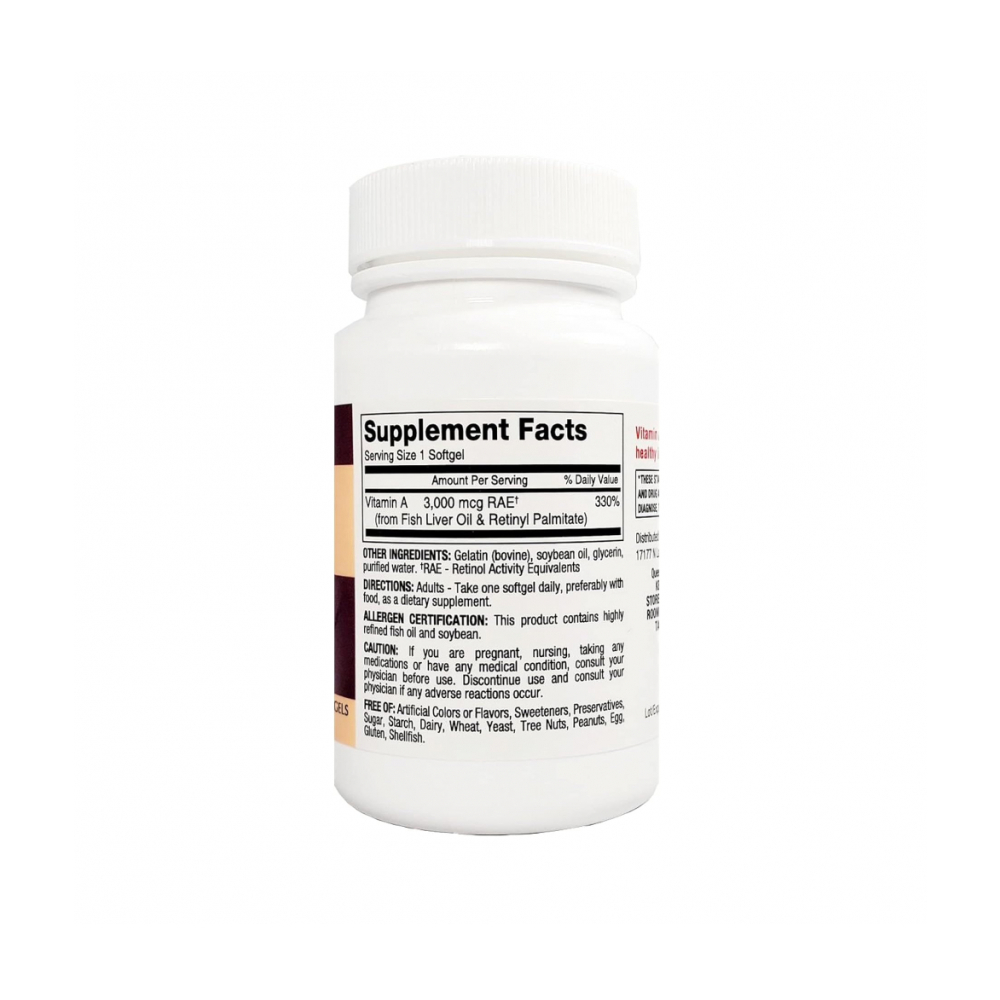 Vitamina A 3000 mcg Major (100 cápsulas) - Miniatura 2