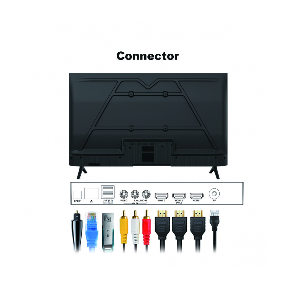 Televisor inteligente 43? full HD Konka KDG43RR683LN - Miniatura 2