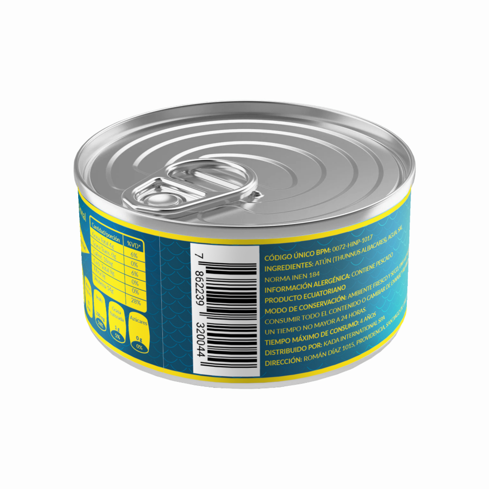 Atún en lomitos en agua Kada (160 g / 5.6 oz) - Miniatura 2