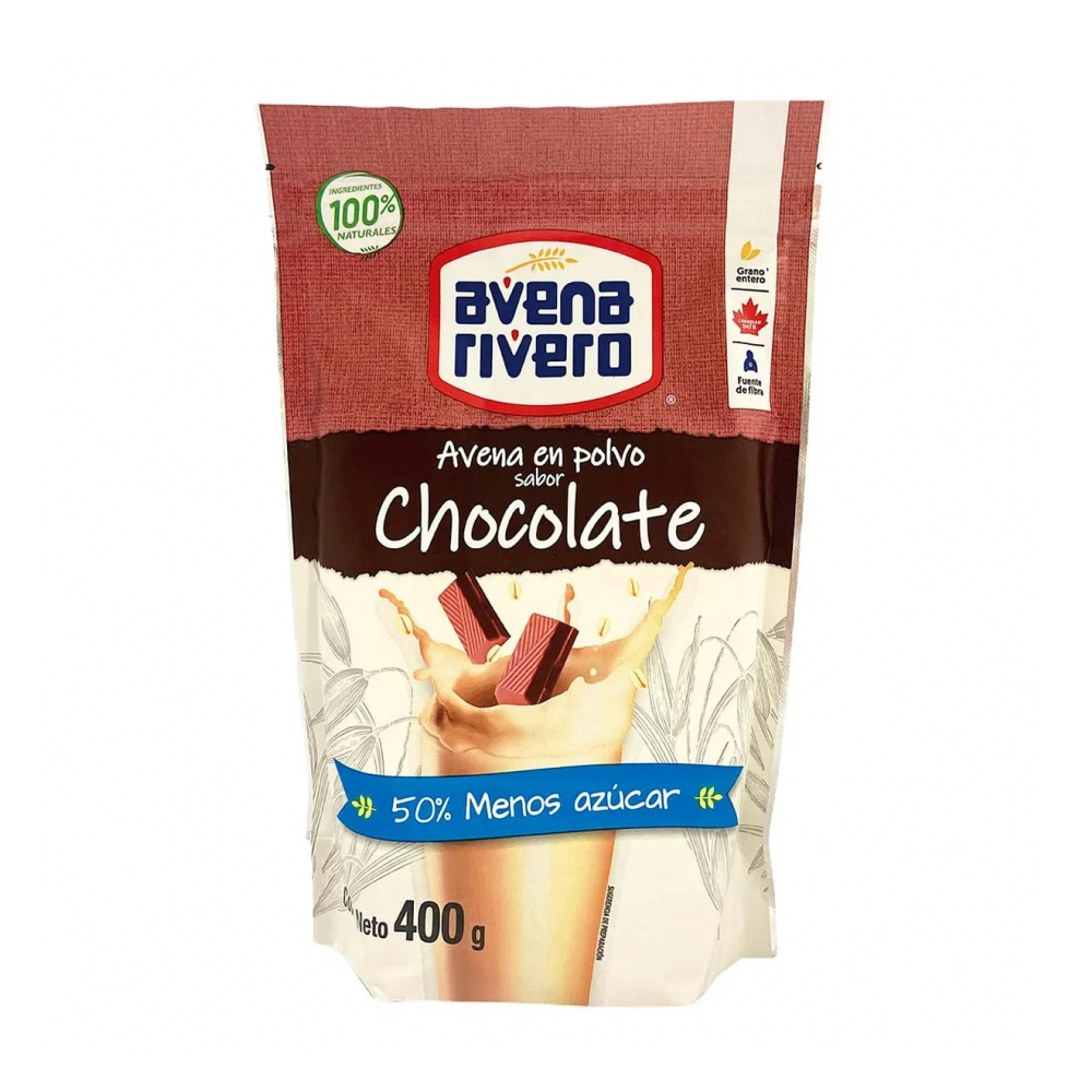 Avena en polvo sabor chocolate Avena Rivero (400 g / 14.11 oz) - Miniatura 4