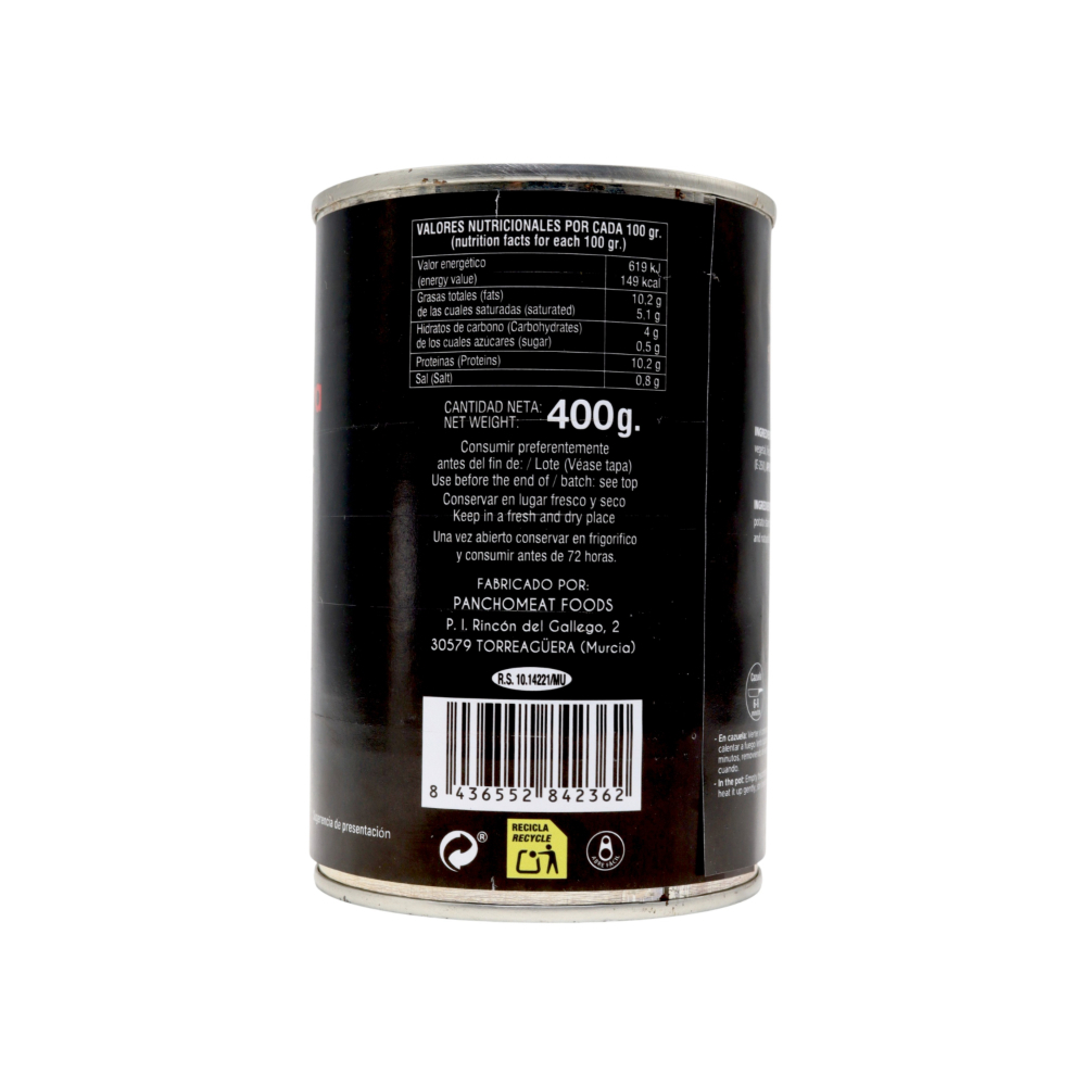 Spam fiambre carne de res Martínez Campera (400 g / 14.11 oz) - Miniatura 3