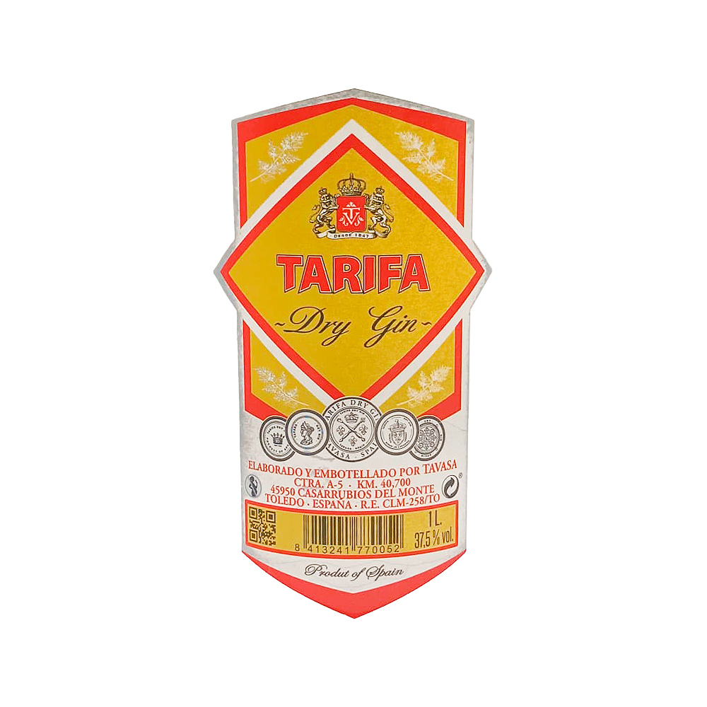 Ginebra seca Tarifa (1 L) - Miniatura 3