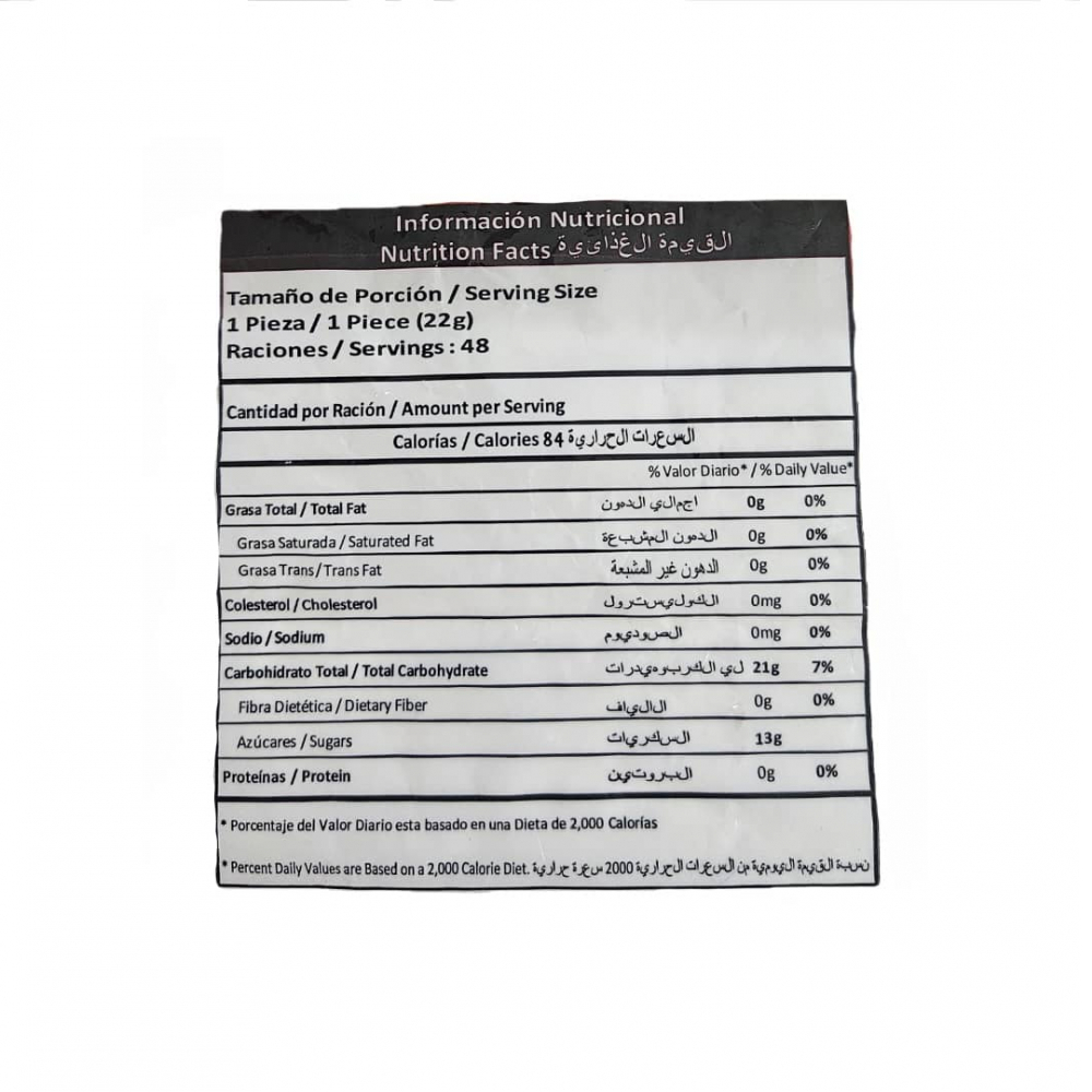 Caramelo con palo doble chicle XXL Confites Venus (1.15 Kg / 2.54 lb) - Miniatura 4