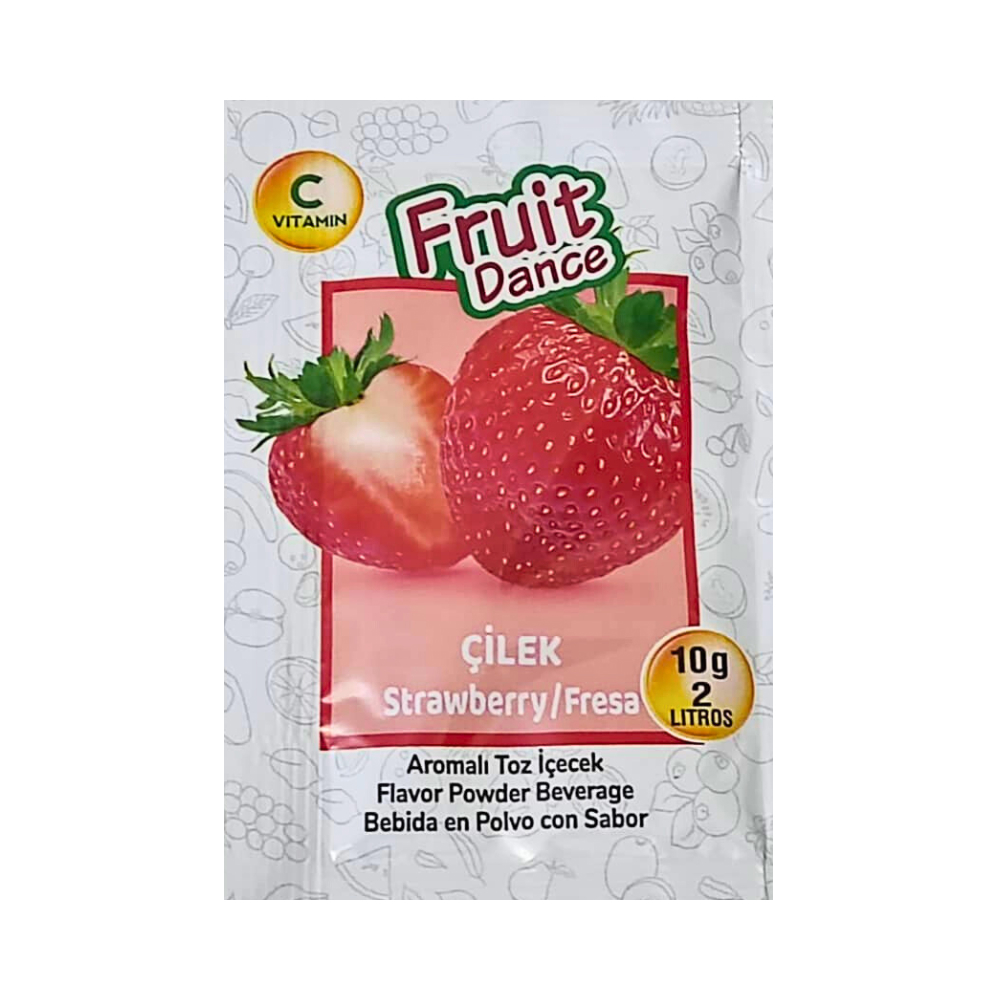 Refresco instantáneo sabor fresa Fruit Dance (10 g) - Miniatura 4