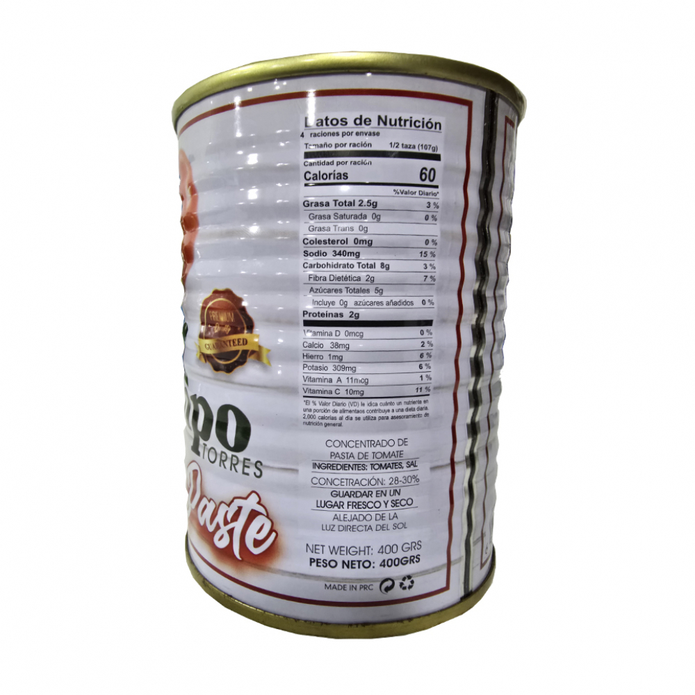 Pasta de tomate Campo Torres (400 g / 14 oz) - Miniatura 4