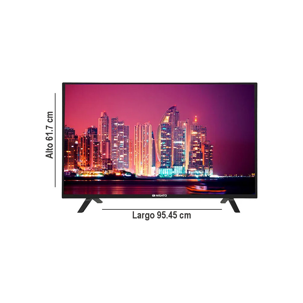 Televisor Smart TV de 43" Nisato NLED-43WOISLE - Miniatura 3