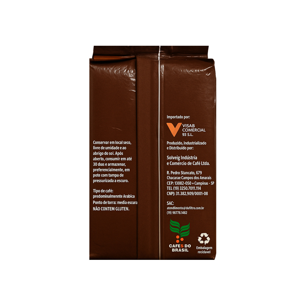 Café tostado y molido extra fuerte Dufiltro (6 x 250 g / 8.8 oz) - Miniatura 3