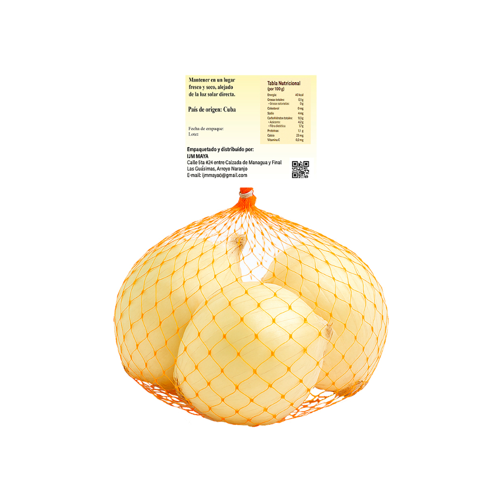 Cebolla blanca IJM Maya (600 g / 1.32 lb) - Miniatura 2