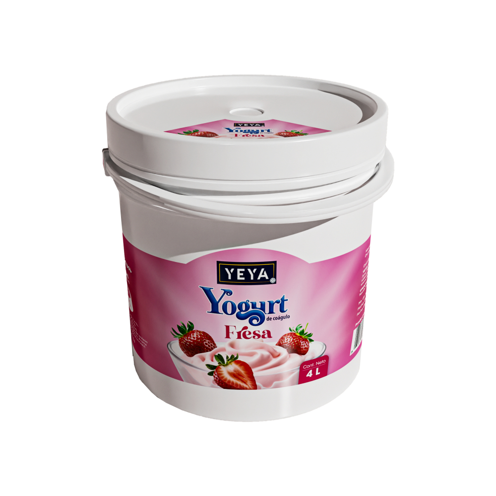 Yogurt de fresa con probióticos YEYA (4 L) - Miniatura 2