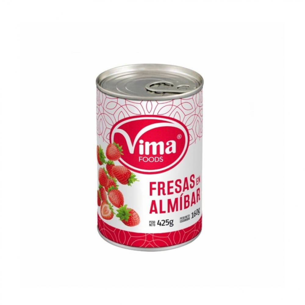 Fresas en almíbar Vima Foods (425 g / 14.99 oz) - Miniatura 4