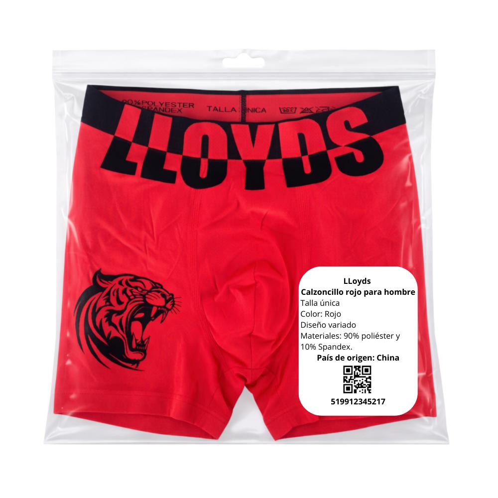Calzoncillo rojo para hombre LLoyds (Talla única) - Miniatura 3