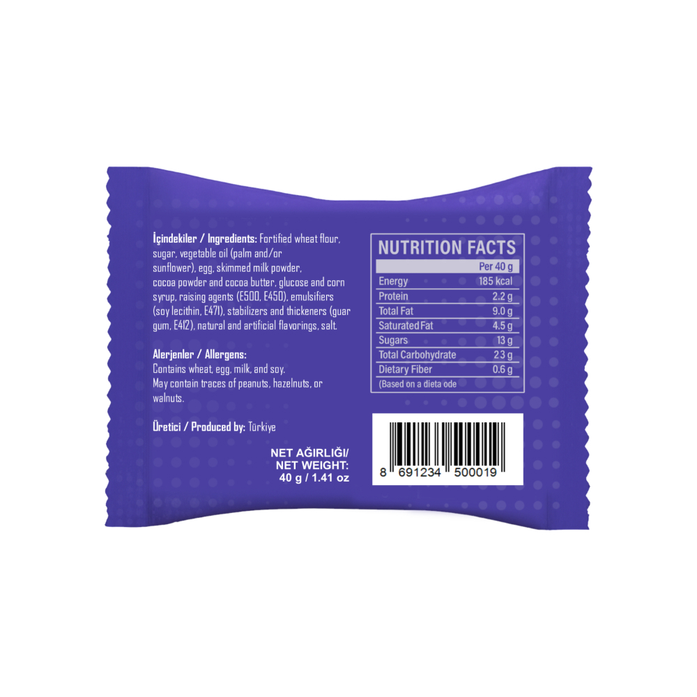 Dona cubierta de chocolate Dulce (24 x 40 g / 1.41 oz) - Miniatura 3