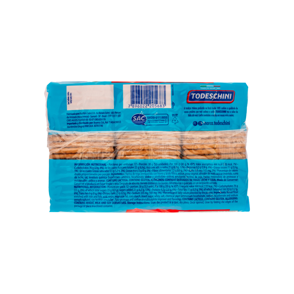 Galletas de leche Todeschini (360 g / 12 oz) - Miniatura 2