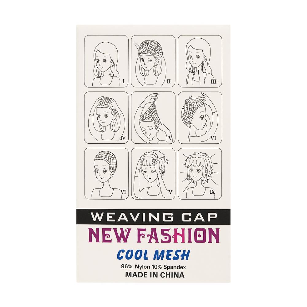 Redecilla para el cabello negra New Fashion - Miniatura 4