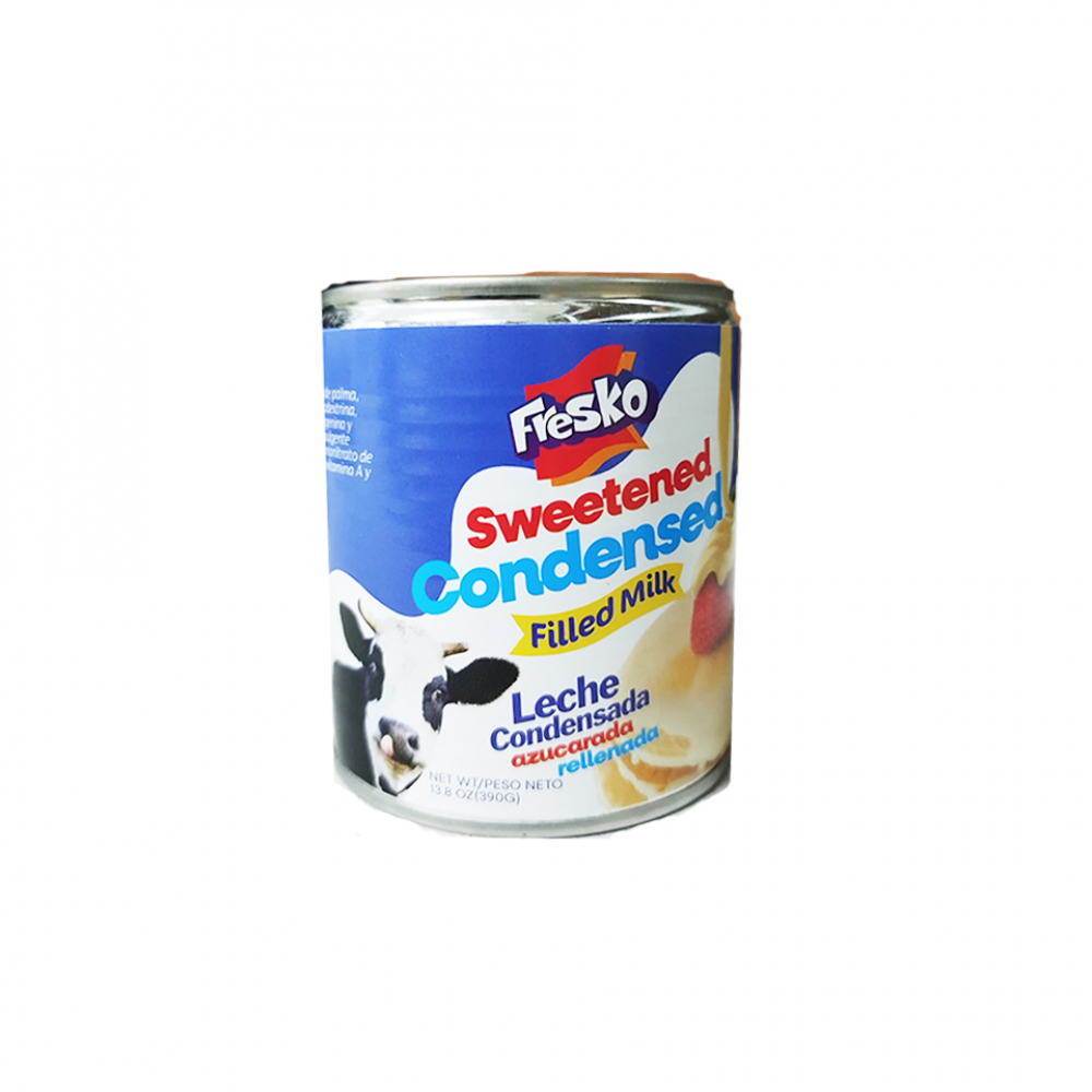 Leche condensada azucarada rellenada Fresko (390 g / 13.8 oz) - Miniatura 3