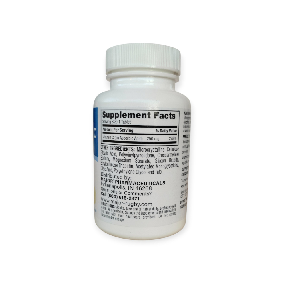 Vitamina C 250 mg Major (100 tabletas) - Miniatura 3