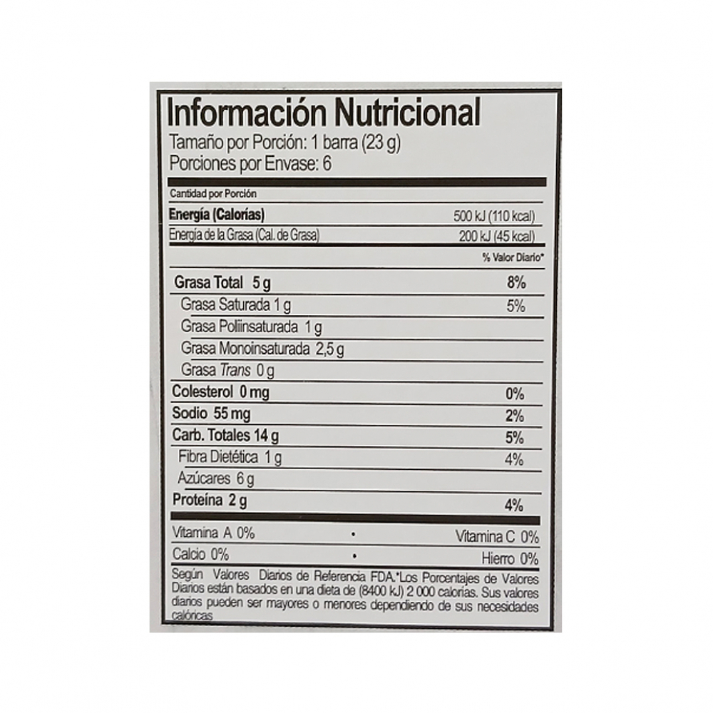 Barras de cereal con chips sabor a chocolate Tosh (138 g / 4.9 oz) - Miniatura 2