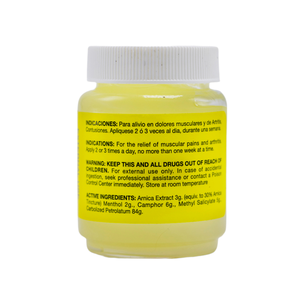 Pomada de árnica blanca reforzada La Genuina (58 g / 2 oz) - Miniatura 2