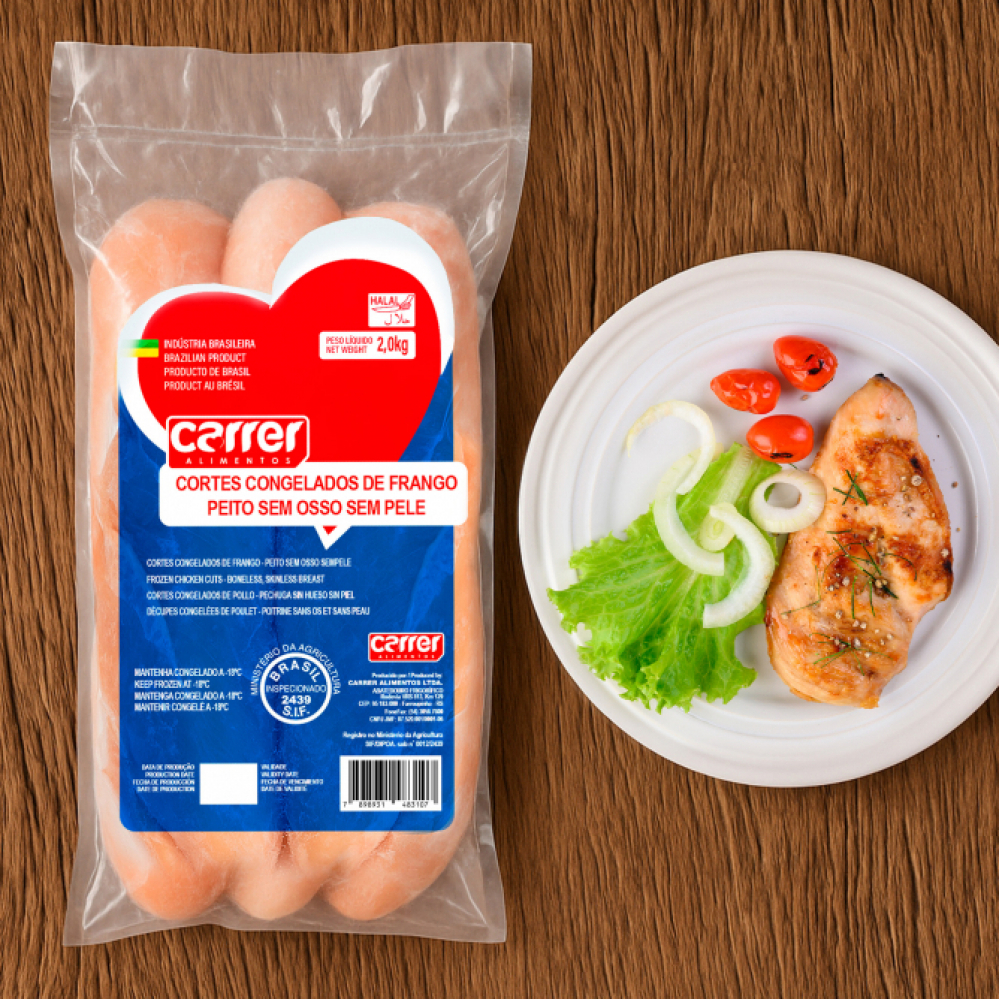 Pechuga de pollo sin piel y sin hueso Carrer (3 x 2 kg / 4.4 lb) - Miniatura 4