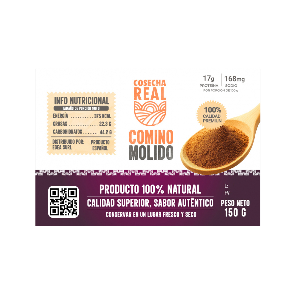 Comino molido Cosecha Real (150 g / 5.29 oz) - Miniatura 3