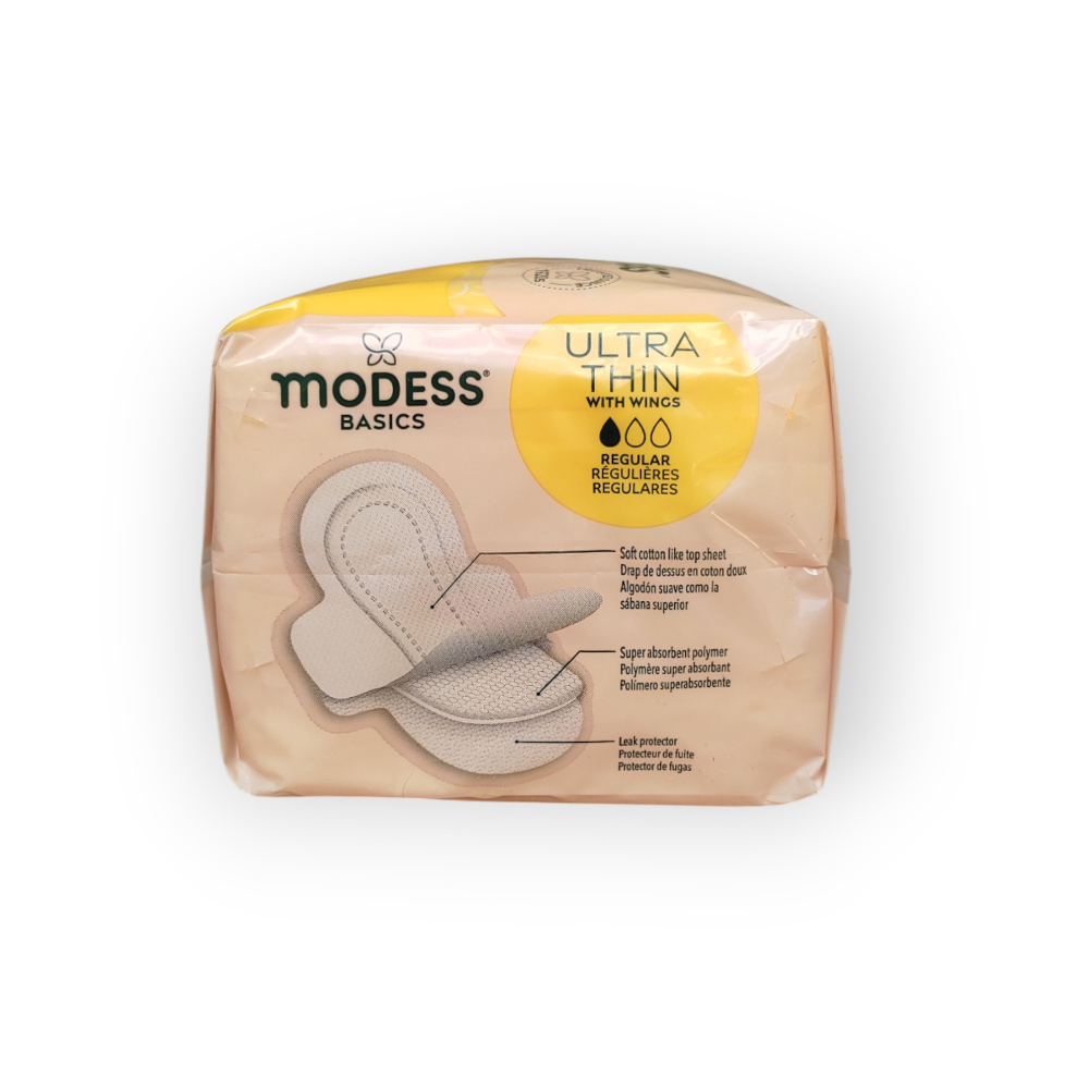 Almohadillas sanitarias ultra finas Modess Basics (10 U) - Miniatura 2