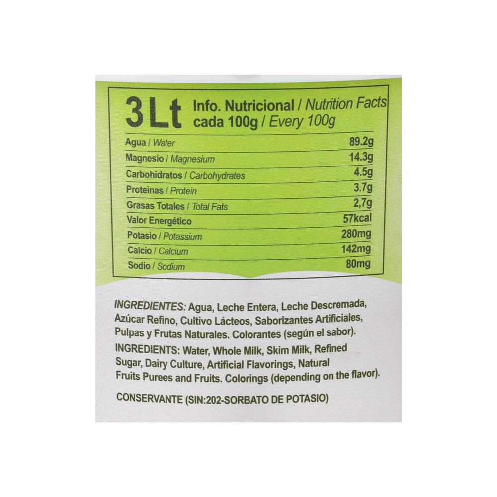 Yogur sabor a fresa Xtasis Tropical (3 L) - Miniatura 4