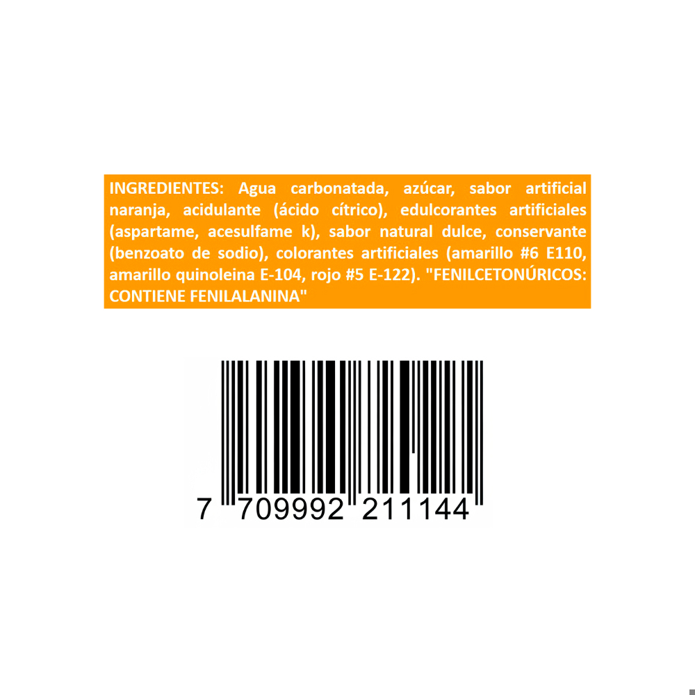 Refresco gaseado sabor naranja Inn (6 x 400 ml) - Miniatura 2