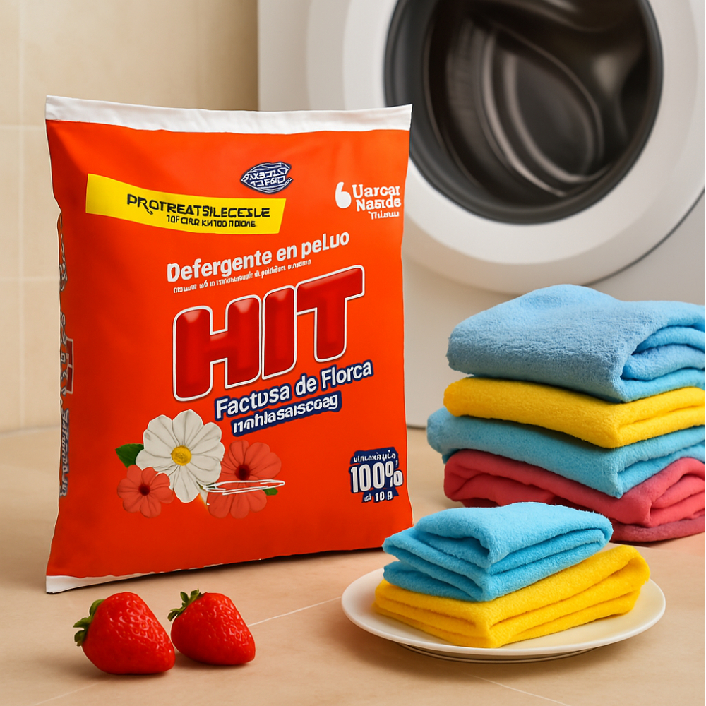 Detergente en polvo fantasía de flores Hit (35.27 oz / 1000 g) - Miniatura 4
